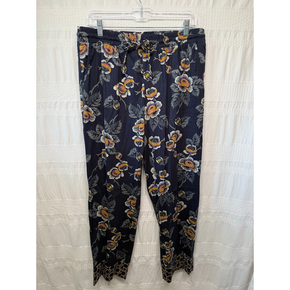VERA BRADLEY 2 PIECE PAJAMA SET, Navy Blue, Size Large - NEW - Picture 5 of 9